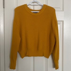 Mustard sweater ZARA